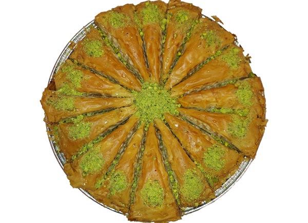 Pistachio Pizza Baklava