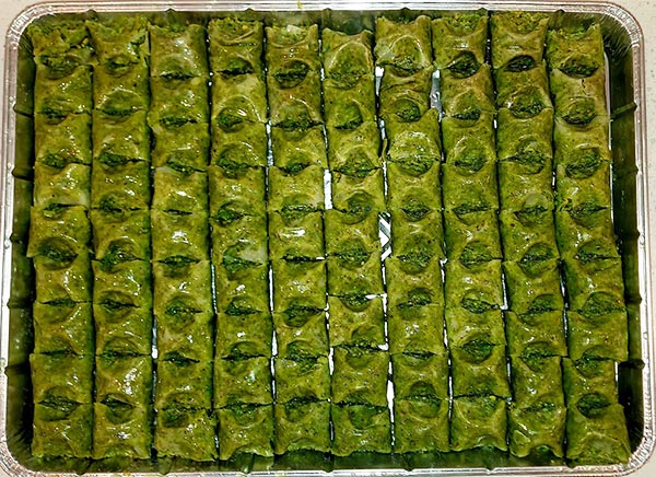 Turkish Pistachio Kisses Baklava